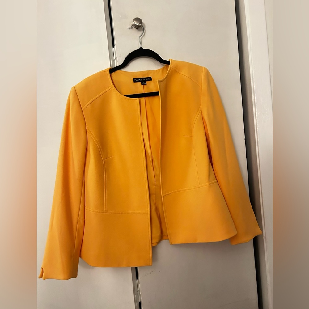 The Preston And York Yellow Suit